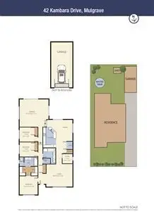 Floorplan of Homely house listing, 42 KAMBARA DRIVE, Mulgrave VIC 3170