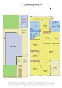 Floorplan of Homely house listing, 63 Liston Street, Bell Post Hill VIC 3215