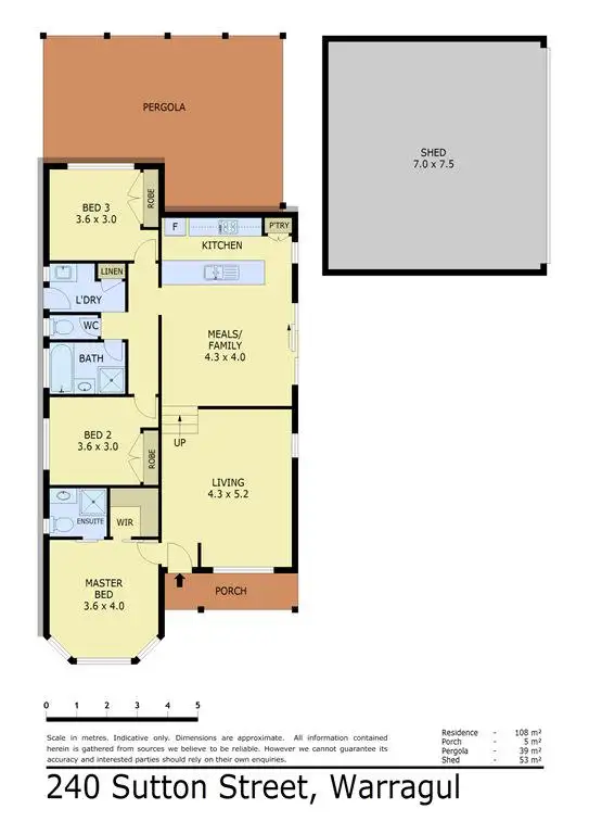 Floorplan of Homely house listing, 240 Sutton Street, Warragul VIC 3820