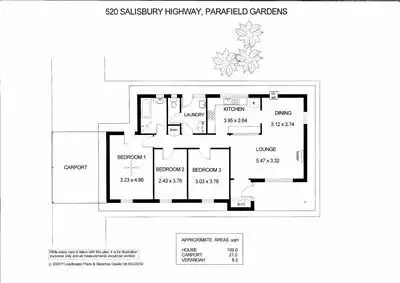 Floorplan of Homely house listing, 520 Salisbury Highway, Parafield Gardens SA 5107
