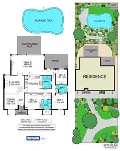 Floorplan of Homely house listing, 13 St Vincents Avenue, Hallett Cove SA 5158