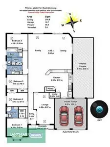 Floorplan of Homely house listing, 20 Cairns Crescent, Riverton SA 5412