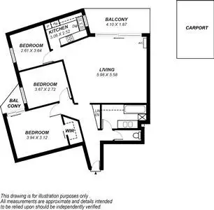 Floorplan of Homely apartment listing, 22/13 South Esplanade, Glenelg SA 5045
