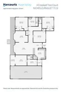Floorplan of Homely house listing, 4 Crooked Tree Court, Nicholls Rivulet TAS 7112