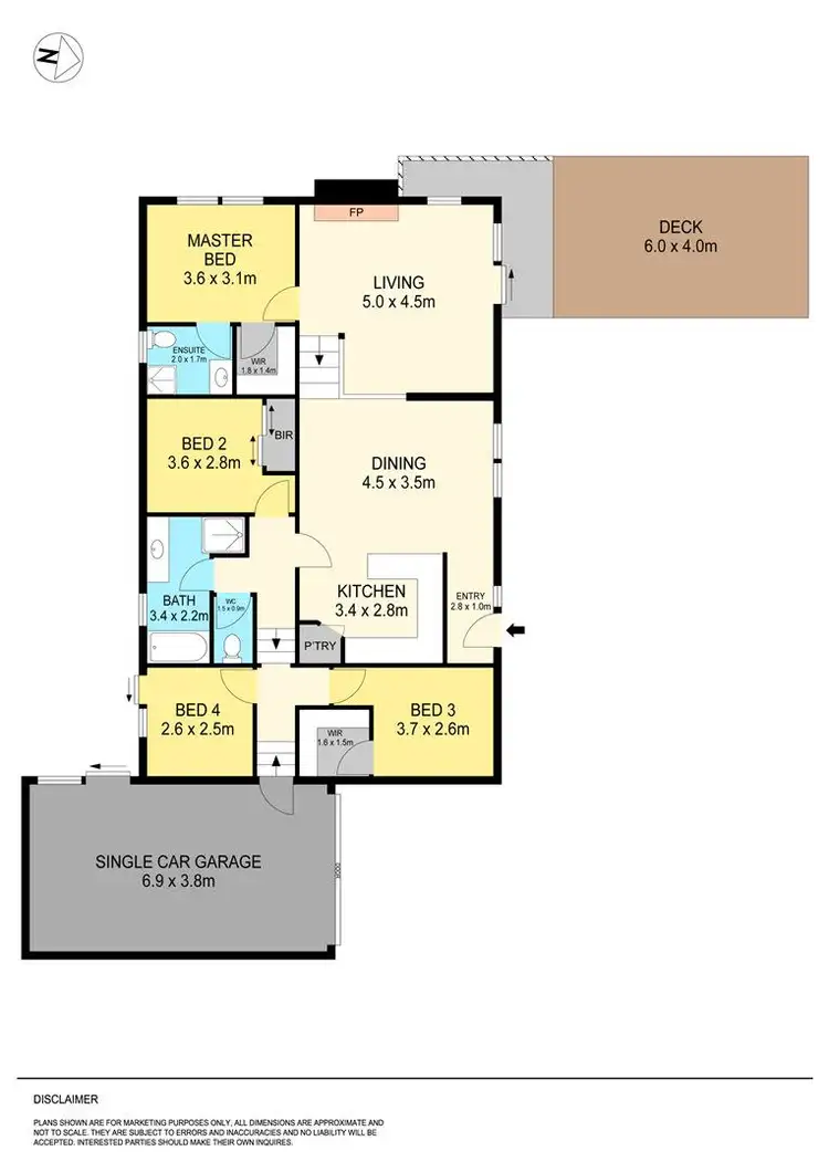 Floorplan of Homely house listing, 319 Richards Street, Ballarat East VIC 3350