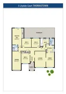 Floorplan of Homely house listing, 5 Lilydale Court, Thomastown VIC 3074