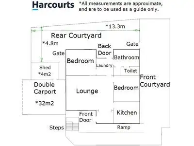 Floorplan of Homely unit listing, 1/71 Murdoch Road, Wangaratta VIC 3677