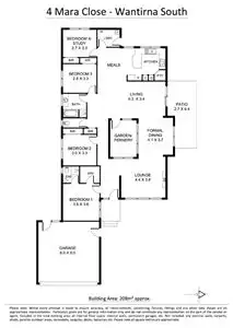 Floorplan of Homely house listing, 4 Mara Close, Wantirna South VIC