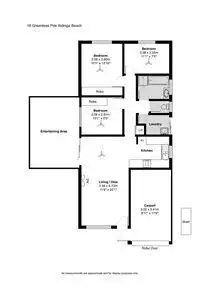 Floorplan of Homely house listing, 18 Greenlees Parade, Aldinga Beach SA 5173