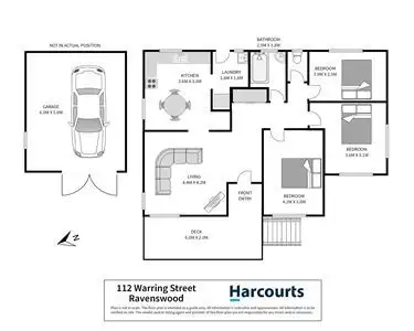 Floorplan of Homely house listing, 112 Warring Street, Ravenswood TAS 7250