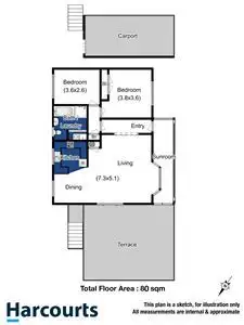 Floorplan of Homely retirement listing, 24 Village Drive, Kingston TAS 7050