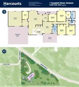 Floorplan of Homely house listing, 1 Campbell Street, Curlewis VIC 3222
