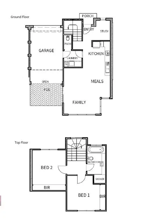 Floorplan of Homely townhouse listing, 2/115 Messmate Street, Lalor VIC 3075