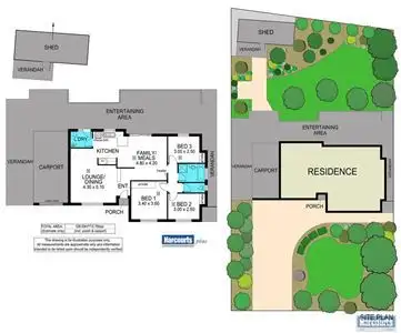 Floorplan of Homely house listing, 21 Bimbadene Road, Reynella SA 5161