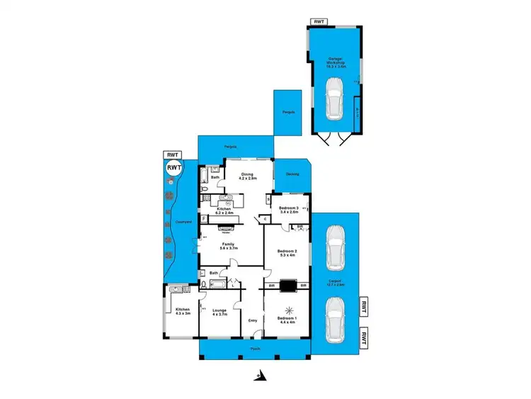 Floorplan of Homely house listing, 24 Salisbury Crescent, Colonel Light Gardens SA 5041