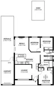 Floorplan of Homely house listing, 19A Valiant Road, Port Willunga SA 5173