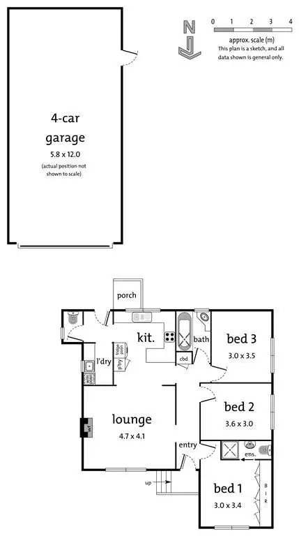 Floorplan of Homely house listing, 23 Rosedale Crescent, Ringwood East VIC 3135