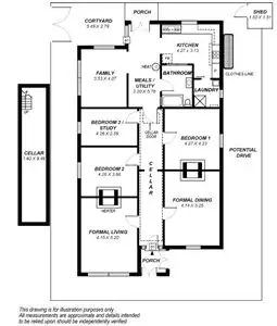 Floorplan of Homely house listing, Address available on request
