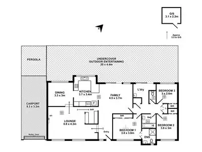 Floorplan of Homely house listing, 27 Tindall Crescent, Sheidow Park SA 5158