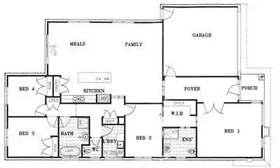 Floorplan of Homely house listing, 22 Kingfisher Drive, Wangaratta VIC 3677