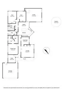Floorplan of Homely house listing, 111 Kidderminster Drive, Wantirna VIC 3152