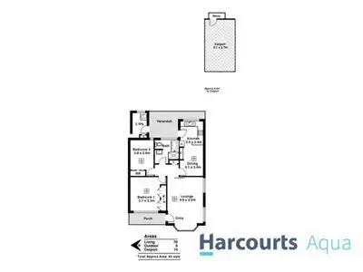 Floorplan of Homely unit listing, 1C Collyer Court, Linden Park SA 5065