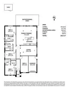 Floorplan of Homely house listing, 22 Stockade Drive, Walkley Heights SA 5098