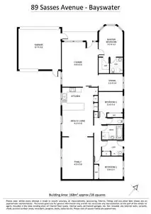 Floorplan of Homely house listing, 89 Sasses Avenue, Bayswater VIC 3153