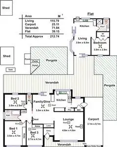 Floorplan of Homely house listing, 61 Cheek Ave, Gawler East SA 5118