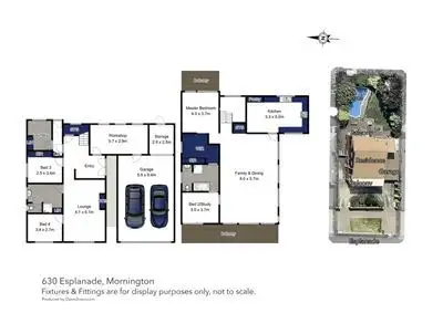 Floorplan of Homely house listing, 630 Esplanade, Mornington VIC 3931