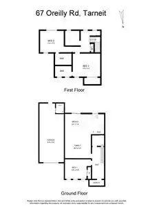 Floorplan of Homely townhouse listing, 67 O'Reilly Road, Tarneit VIC 3029