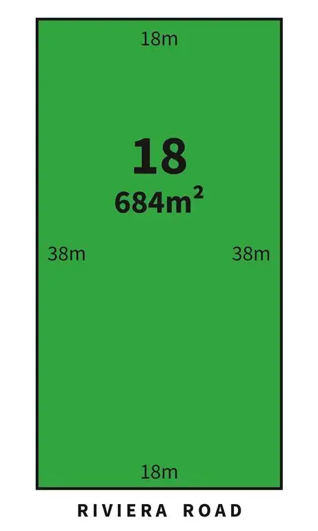 Floorplan of Homely land listing, 18 Riviera Road, Sellicks Beach SA 5174