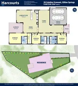 Floorplan of Homely house listing, 20 Catalina Crescent, Clifton Springs VIC 3222