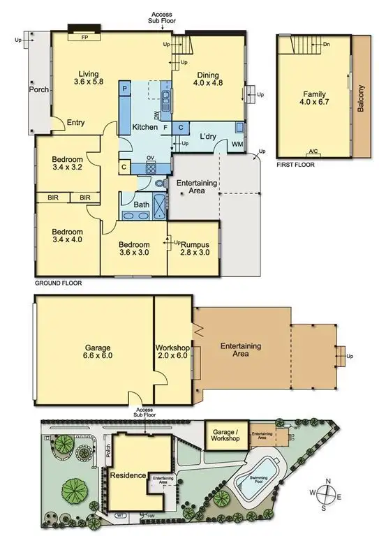 Floorplan of Homely house listing, 12 Magnolia Street, Wantirna VIC 3152