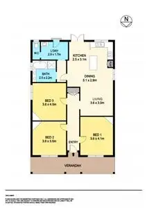 Floorplan of Homely house listing, 811 Macarthur Street, Ballarat Central VIC 3350