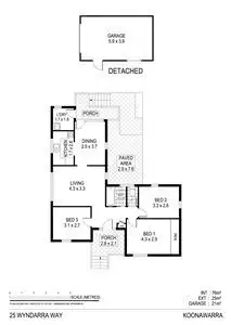 Floorplan of Homely house listing, 25 Wyndarra Way, Koonawarra NSW 2530