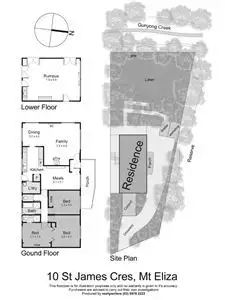 Floorplan of Homely house listing, 10 St James Crescent, Mount Eliza VIC 3930
