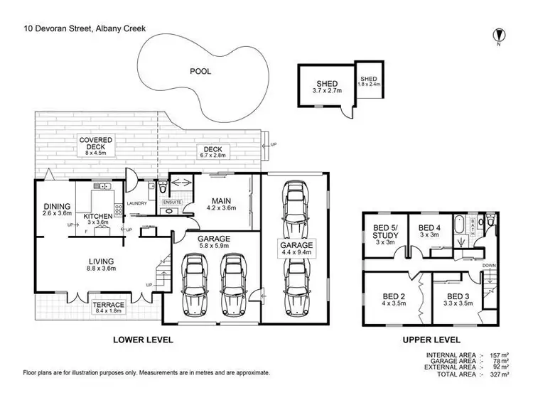 Floorplan of Homely house listing, 10 Devoran Street, Albany Creek QLD 4035