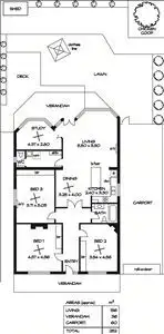 Floorplan of Homely house listing, 17 Fourth Avenue, Cheltenham SA 5014