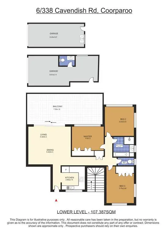Floorplan of Homely unit listing, 6/338 Cavendish Road, Coorparoo QLD 4151