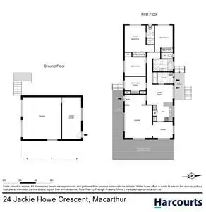 Floorplan of Homely house listing, 24 Jackie Howe Crescent, Macarthur ACT 2904