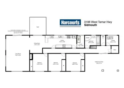 Floorplan of Homely house listing, 3198 West Tamar Hwy, Sidmouth TAS 7270