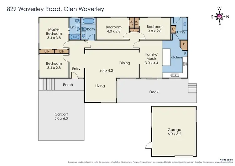 Floorplan of Homely house listing, 829 Waverley Road, Glen Waverley VIC 3150