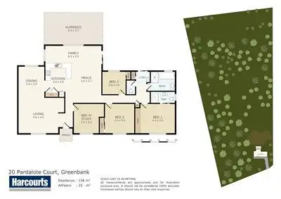 Floorplan of Homely house listing, 20 Pardalote Court, Greenbank QLD 4124