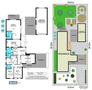 Floorplan of Homely house listing, 12 Davenport Terrace, Seacliff Park SA 5049