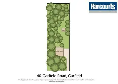 Floorplan of Homely land listing, 40 Garfield Road, Garfield VIC 3814