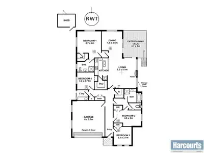 Floorplan of Homely house listing, 26 Charlson Rise, Happy Valley SA 5159