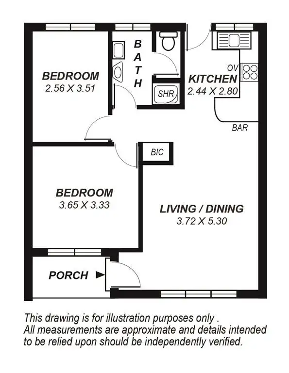 Floorplan of Homely unit listing, 4/42 Wallala Avenue, Park Holme SA 5043