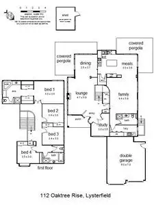 Floorplan of Homely house listing, 112 Oaktree Rise, Lysterfield VIC 3156