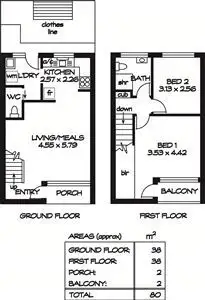 Floorplan of Homely townhouse listing, 4/403 Esplanade, Semaphore Park SA 5019